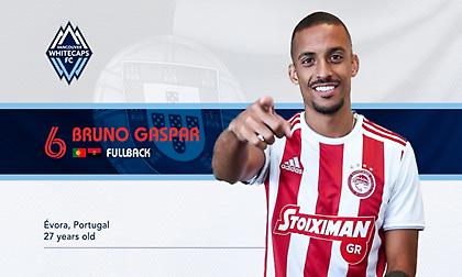 Στους Βανκούβερ Γουάιτκαπς ο πρώην «ερυθρόλευκος» Μπρούνο Γκασπάρ