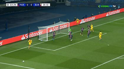 Παρί-Μπαρτσελόνα: Άγγιξαν το γκολ οι Καταλανοί, δοκάρι ο Ντεστ (video)