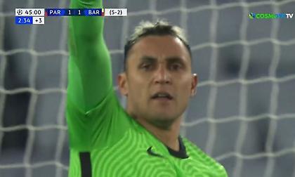 Παρί-Μπαρτσελόνα: Εβγαλε το πέναλτι του Μέσι ο Νάβας! (video)
