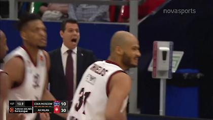 ΤΣΣΚΑ-Αρμάνι: Το σχεδόν… τέλειο πρώτο δεκάλεπτο των Ιταλών (video)