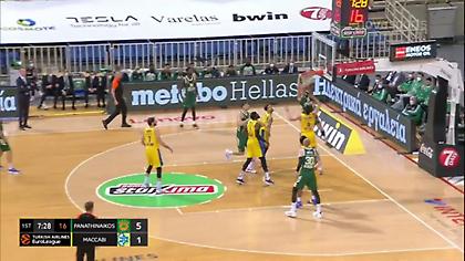 Παναθηναϊκός-Μακάμπι: Δυναμικό ξεκίνημα του Χεζόνια (video)