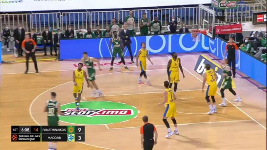 Παναθηναϊκός-Μακάμπι: Απανωτά καλάθια του Γουάιτ (video)