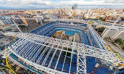 Εντυπωσιακές εικόνες από το «εργοτάξιο» του Μπερναμπέου (pics)