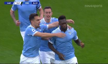Τα highlights από τη νίκη της Λάτσιο κόντρα στην Κροτόνε