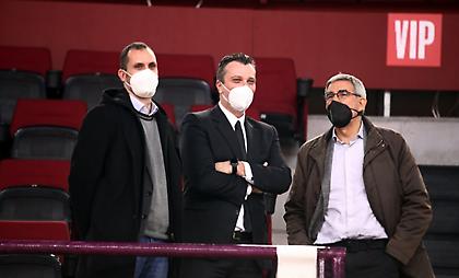 Στο ΣΕΦ για το Ολυμπιακός-Ζενίτ ο Μπερτομέου (pics)