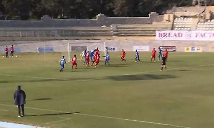 Διαγόρας-Απόλλων Λάρισας: Φοβερή κεφαλιά-λόμπα του Κλάους για το 0-1 (video)