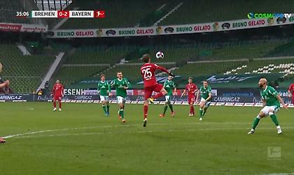 Βέρντερ-Μπάγερν: Χάθηκε η μπάλα στο γκολ του Γκνάμπρι (video)