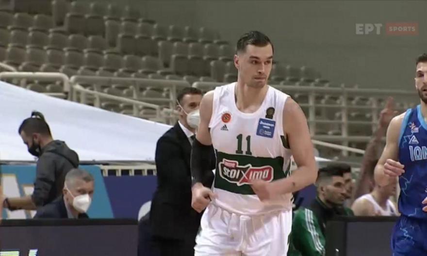 Παναθηναϊκός-Ιωνικός: Το πρώτο καλάθι του Χεζόνια στο πρωτάθλημα! (video)