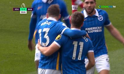 Ανέκτησε το προβάδισμα με Τροσάρντ η Μπράιτον (video)