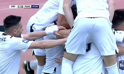 ΟΦΙ-Παναχαϊκή:  Πλάγιο από τον Πριόνα και 1-0 ο Ντάλα Κόστα (video)