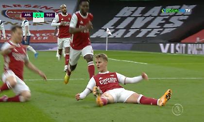 Άρσεναλ-Τότεναμ: 1-1 με τον Έντεγκααρντ στο 44'! (video)