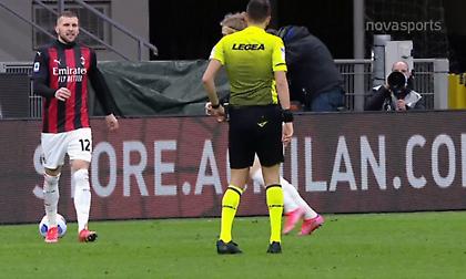 Μίλαν-Νάπολι: Έβρισε τον διαιτητή και αποβλήθηκε ο Ρέμπιτς! (video)