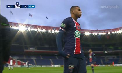 Επικός Εμπαπέ: Μπήκε στο 39', κέρδισε πέναλτι στο 40' και σκόραρε στο 41' (video)