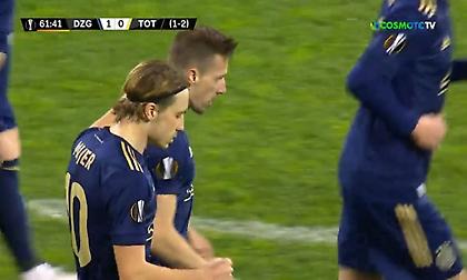 «Παστέλωσε» γκολάρα η Ντιναμό Ζάγκρεμπ, στα… σκοινιά η Τότεναμ! (video)