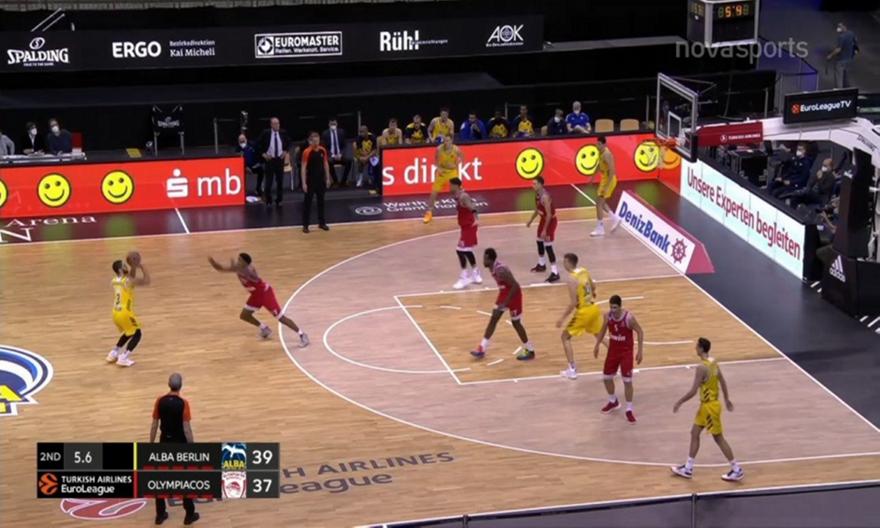 Άλμπα Βερολίνου-Ολυμπιακός: Σίβα σε ρόλο... Στεφ Κάρι! (video)