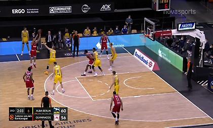 Άλμπα Βερολίνου-Ολυμπιακός: «Καυτός» Βεζένκοφ με 20 πόντους σε 3 περιόδους! (video)