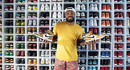 Ο Πι Τζέι Τάκερ έχει παπούτσια για 416 άνδρες (κυριολεκτικά)