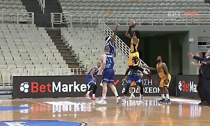 ΑΕΚ-Ηρακλής: Το νικητήριο σουτ του Μέικον και οι πανηγυρισμοί! (video)