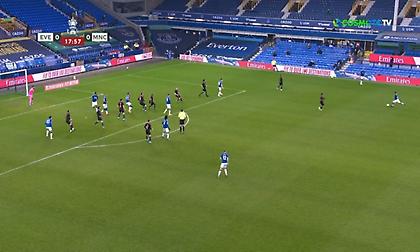 Τα highlights του Έβερτον-Μάντσεστερ Σίτι