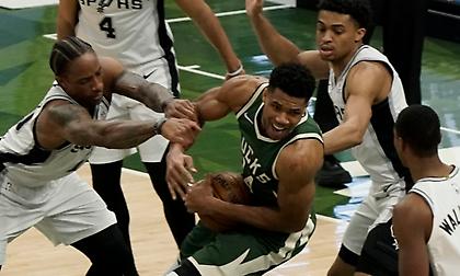 Τα highlights του Γιάννη Αντετοκούνμπο με ρεκόρ ασίστ