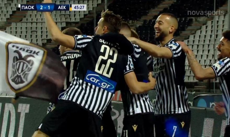 ΠΑΟΚ-ΑΕΚ: Προβάδισμα και πάλι για τους γηπεδούχους με τον Σβιντέρσκι (video)
