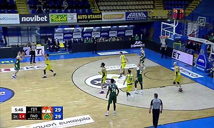 «Βόμβα» από τα δέκα μέτρα στο Περιστέρι ο Παπαπέτρου (video)