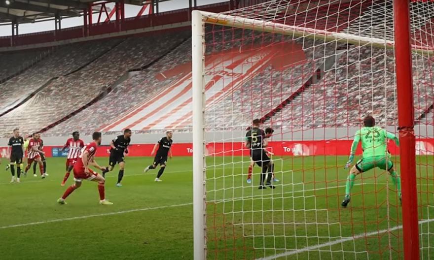 Η παρακάμερα του Ολυμπιακού  με Άρη