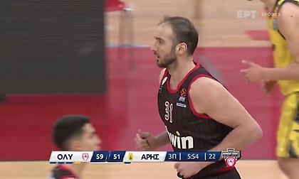 Ολυμπιακός: Alley-oop συνεργασία Λαρεντζάκη-Κουφού (video)