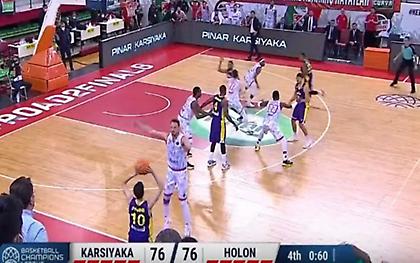 Το πάτημα γραμμής που έκρινε το Καρσίγιακα-Χολόν (video)