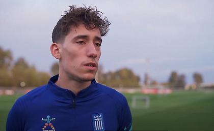 Ο Κώστας Τσιμίκας στον ΟΠΑΠ για την πρεμιέρα της Εθνικής Ομάδας στο Παγκόσμιο Κύπελλο