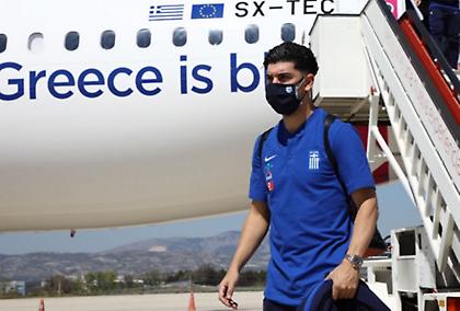 Η άφιξη της Εθνικής στη Γρανάδα (pics)