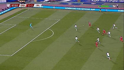 Σερβία-Ιρλανδία: 2-1 με φοβερή λόμπα του Μίτροβιτς (video)