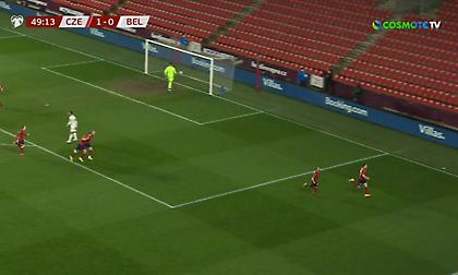 Τσεχία-Βέλγιο: Γκολάρα ο Προβόντ για το 1-0 των Τσέχων (video)