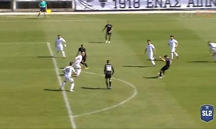 Δόξα Δράμας-ΟΦ Ιεράπετρας: Μαγικό πλασέ από τον Μαυριάς για το 1-0! (video)