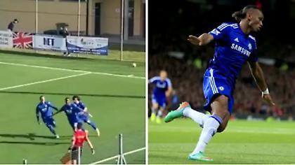 Ο υιός Ντρογκμπά πέτυχε το πρώτο του γκολ και πανηγύρισε όπως ο... μπαμπάς