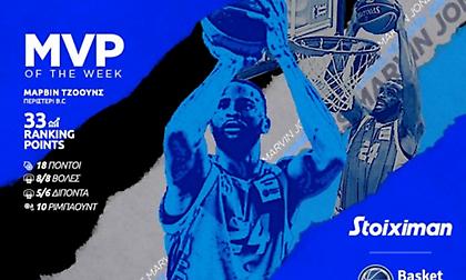 Πολυτιμότερος στην Basket League ο Τζόουνς