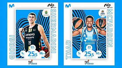 Liga Endesa: MVP Μαρτίου οι Σερμαντίνι και ΜακΦάντεν!