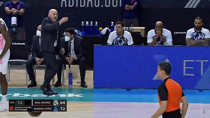 Ρεάλ-Εφές: Αποβλήθηκε με δύο τεχνικές ποινές ο Λάσο (video)