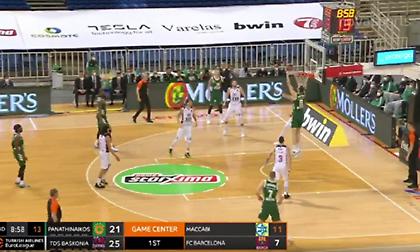 Παναθηναϊκός-Μπασκόνια: Εντυπωσιακά alley oop από Παπαγιάννη, Πολονάρα (video)