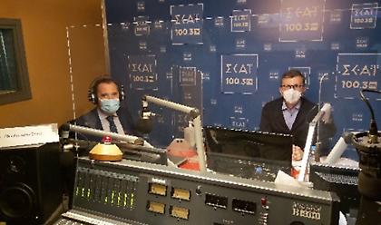 Γεωργιάδης στον ΣΚΑΪ 100,3: Άνοιγμα καταστημάτων από τη Δεύτερα με 13032 και χρονικό όριο