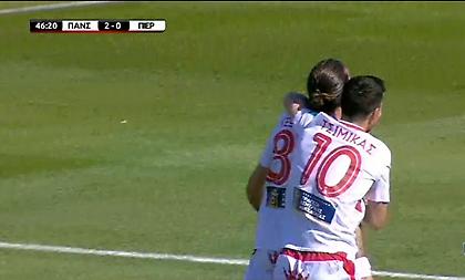 Πανσερραϊκός-Πιερικός: Μπροστά με δύο γκολ του Γεωργιάδη οι γηπεδούχοι (video)