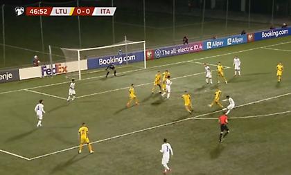 Λιθουανία-Ιταλία: Μπήκε στο 46' και σκόραρε στο 47' ο Σένσι (video)