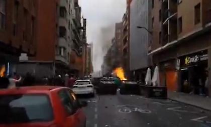 Ισπανία: Επεισόδια ανάμεσα σε οπαδούς της Μπιλμπάο και αστυνομικούς (video)