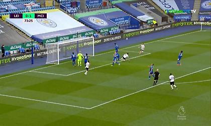 «Τρύπησε» με τρομερή μπαλιά την άμυνα της Λέστερ ο Ντε Μπρόινε, 2-0 η Σίτι (video)