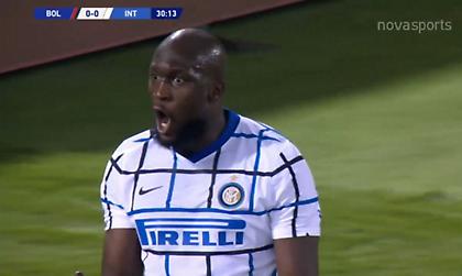 Πήρε το... ριμπάουντ και έδωσε το προβάδισμα στην Ίντερ ο Λουκάκου (video)