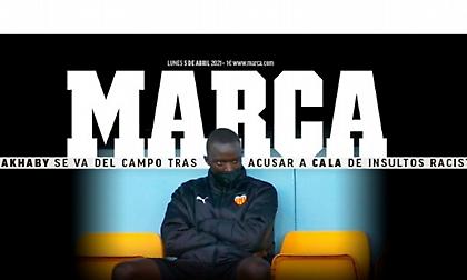 Το συγκλονιστικό πρωτοσέλιδο της Marca για τη ρατσιστική επίθεση στον Ντιακαμπί