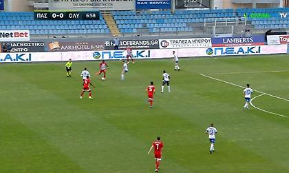 Τα highlights της ισοπαλίας του ΠΑΣ Γιάννινα με τον Ολυμπιακό