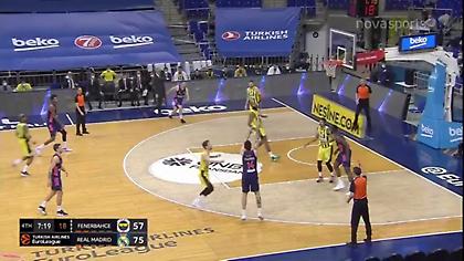 Ρεάλ: Τα 19 τρίποντα απέναντι στη Φενέρ (video)