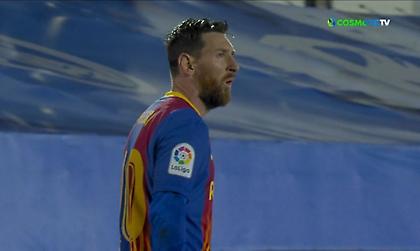 Δοκάρι του Μέσι με απευθείας εκτέλεση κόρνερ! (video)