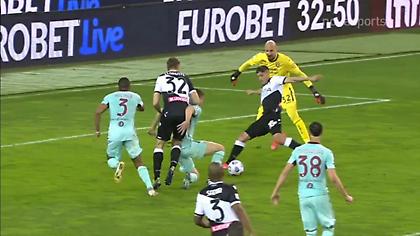 Ουντινέζε-Τορίνο: Το απίθανο τσαφ του Μολίνα σε κενή εστία (video)